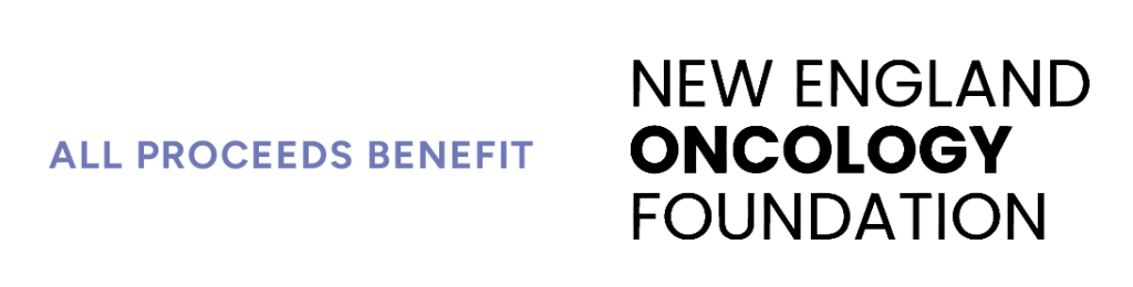 Screenshot 2026-05-18 at 53805 PM - New England Cancer Specialists Banner showing the phrase 'ALL PROCEEDS BENEFIT' on the left and the 'NEW ENGLAND ONCOLOGY FOUNDATION' logo on the right.